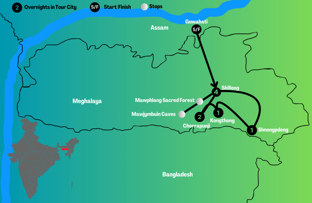 Whispers in the Clouds: A Journey Through Meghalaya