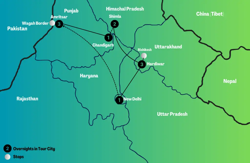 Sacred Cities and Himalayan Foothills