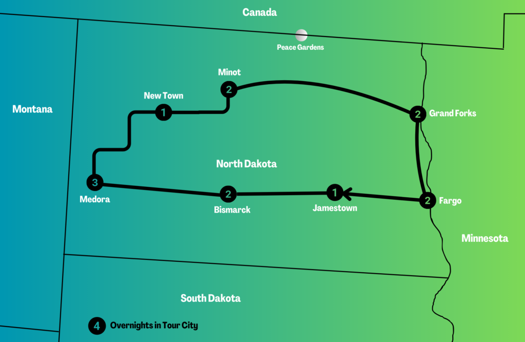 Prairie Presidents and the Painted Badlands - North Dakota Self Drive